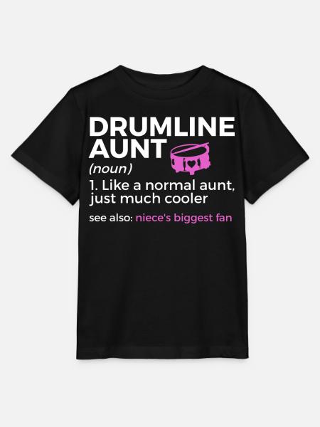Drumline Trommeln Geschenk - Stanley/Stella Kinder T-Shirt MINI CREATOR - Schwarz