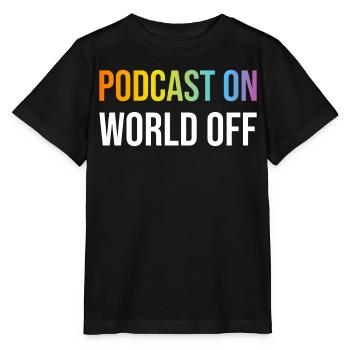 Podcast Lover - Podcast On World Off - Podcast Pod - Stanley/Stella Kinder T-Shirt MINI CREATOR  - Schwarz - Vorne - Mikhail (115cm)
