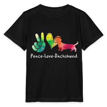 Dachshund Gift Dixie Viennese Doxie Dachshund - Stanley/Stella MINI CREATOR Kids’ T-Shirt - black - Front - Mikhail (115cm)