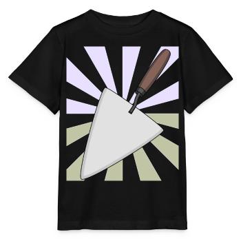 Cadeau de Noël Truelle de maçon Artisan Constructeur - T-shirt bio MINI CREATOR Stanley/Stella Enfant - noir - Devant - Mikhail (115cm)