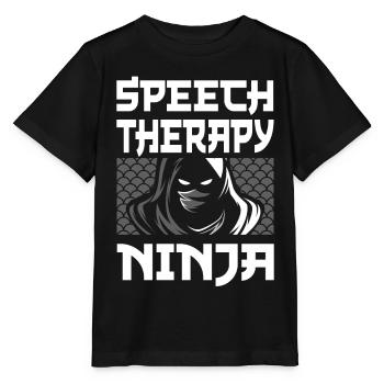 Speech Therapist Therapy Assistant - Stanley/Stella Kinder T-Shirt MINI CREATOR  - Schwarz - Vorne - Mikhail (115cm)