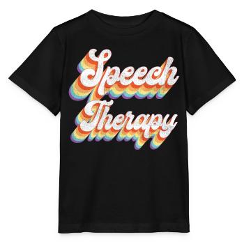 Speech Therapist Therapy Assistant - Stanley/Stella Kinder T-Shirt MINI CREATOR  - Schwarz - Vorne - Mikhail (115cm)