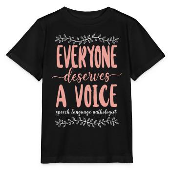 Speech Therapist Therapy Assistant - Stanley/Stella Kinder T-Shirt MINI CREATOR  - Schwarz - Vorne - Mikhail (115cm)