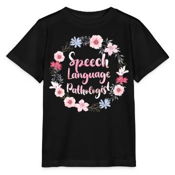 Speech Therapist Therapy Assistant - Stanley/Stella Kinder T-Shirt MINI CREATOR  - Schwarz - Vorne - Mikhail (115cm)