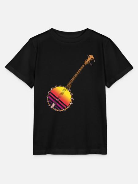 Banjo - Stanley/Stella Kinder T-Shirt MINI CREATOR - Schwarz