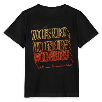 Wolfsburg Allemagne City Skyline Home Police - T-shirt bio MINI CREATOR Stanley/Stella Enfant - noir - Devant - Mikhail (115cm)