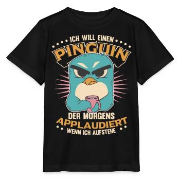 Sarkasmus für Langschläfer - Stanley/Stella Kinder T-Shirt MINI CREATOR  - Schwarz - Vorne - Mikhail (115cm)