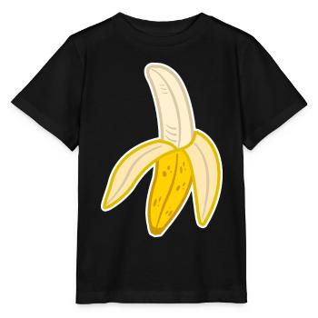 Bananes bananes - T-shirt bio MINI CREATOR Stanley/Stella Enfant - noir - Devant - Mikhail (115cm)