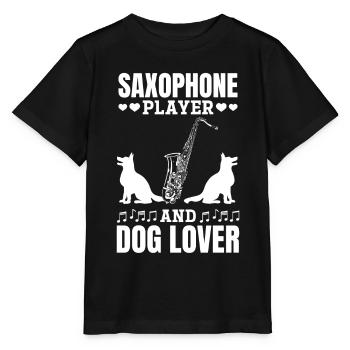 Saxophoniste Saxophoniste Saxophoniste Joueur et - T-shirt bio MINI CREATOR Stanley/Stella Enfant - noir - Devant - Mikhail (115cm)