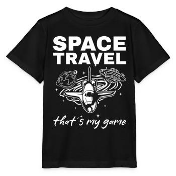 Aerospace Space Ship I Space Travel That's My Game - Stanley/Stella MINI CREATOR Kids’ T-Shirt - black - Front - Mikhail (115cm)