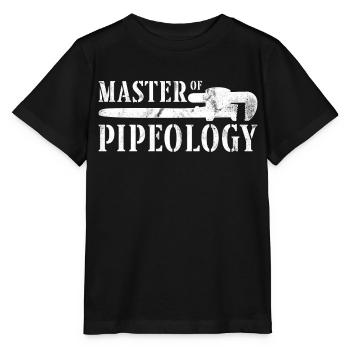Plombier Plombier Plombier Vintage - T-shirt bio MINI CREATOR Stanley/Stella Enfant - noir - Devant - Mikhail (115cm)