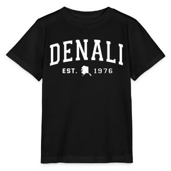 Alaska Tshirt Hommes Femmes Enfants USA Pôle Nord - T-shirt bio MINI CREATOR Stanley/Stella Enfant - noir - Devant - Mikhail (115cm)