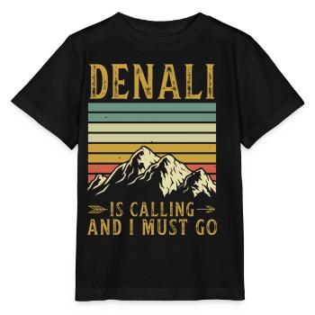 Alaska - Stanley/Stella Kinder T-Shirt MINI CREATOR  - Schwarz - Vorne - Mikhail (115cm)