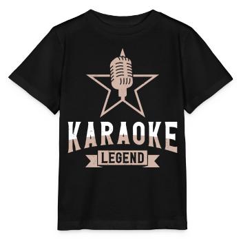 Karaoke Singer Karaoke Legend - Stanley/Stella Kinder T-Shirt MINI CREATOR  - Schwarz - Vorne - Mikhail (115cm)
