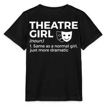 Theatre Actors - Stanley/Stella MINI CREATOR Kids’ T-Shirt - black - Front - Mikhail (115cm)