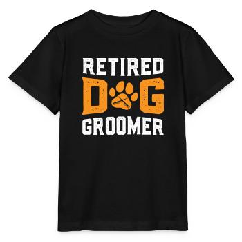 Hundefriseur-pelz-künstler-ruhestands-party Im - Stanley/Stella Kinder T-Shirt MINI CREATOR  - Schwarz - Vorne - Mikhail (115cm)
