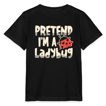 Pretend I'm a - Stanley/Stella MINI CREATOR Kids’ T-Shirt - black - Front - Mikhail (115cm)