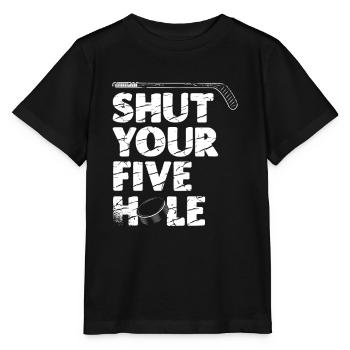Halt Die Klappe Mit Deinem - Stanley/Stella Kinder T-Shirt MINI CREATOR  - Schwarz - Vorne - Mikhail (115cm)