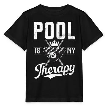 Billard Dicton Amusant & Design Snooker Homme - T-shirt bio MINI CREATOR Stanley/Stella Enfant - noir - Devant - Mikhail (115cm)