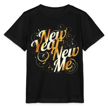 Change Yourself - New Year's Eve Resolution - New - Stanley/Stella MINI CREATOR Kids’ T-Shirt - black - Front - Mikhail (115cm)