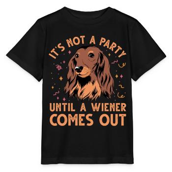 Dachshund Gift Dixie Viennese Doxie Dachshund - Stanley/Stella MINI CREATOR Kids’ T-Shirt - black - Front - Mikhail (115cm)