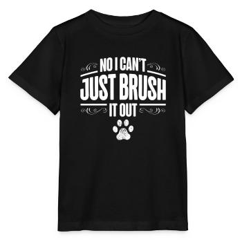 Non, je ne peux pas simplement le balayer - T-shirt bio MINI CREATOR Stanley/Stella Enfant - noir - Devant - Mikhail (115cm)