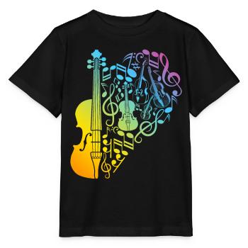 Double Bass Player Double Bassist - Double Bass In - Stanley/Stella MINI CREATOR Kids’ T-Shirt - black - Front - Mikhail (115cm)
