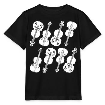 Double Bass Player Double Bassist - Double Bass - Stanley/Stella MINI CREATOR Kids’ T-Shirt - black - Front - Mikhail (115cm)