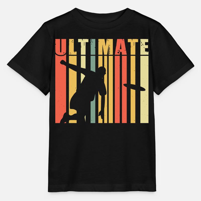 Ultimate Frisbee & Disc Golf Frisbee Design - Stanley/Stella Kinder T-Shirt MINI CREATOR  - Schwarz