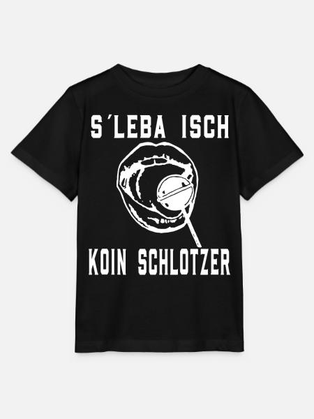 Schwäbisch Leba isch Koin Schlotzer - Stanley/Stella Kinder T-Shirt MINI CREATOR - Schwarz