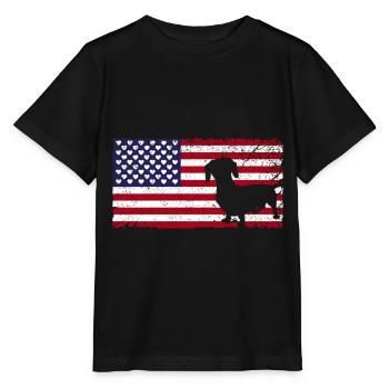 Dachshund Gift Dixie Viennese Doxie Dachshund - Stanley/Stella MINI CREATOR Kids’ T-Shirt - black - Front - Mikhail (115cm)
