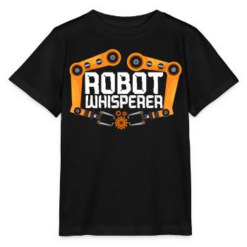 Robot Robotics Engineer Robot - Stanley/Stella MINI CREATOR Kids’ T-Shirt - black - Front - Mikhail (115cm)