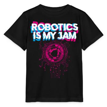 Robot Robotique Ingénieur Robotique Robotique - T-shirt bio MINI CREATOR Stanley/Stella Enfant - noir - Devant - Mikhail (115cm)