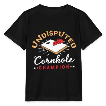Unbestrittener Cornhole-champion Cornhole-spieler - Stanley/Stella Kinder T-Shirt MINI CREATOR  - Schwarz - Vorne - Mikhail (115cm)