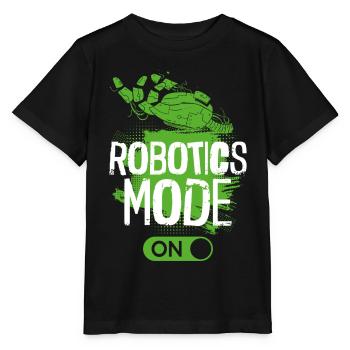 Robot Robotique Ingénieur Robotique Robotique - T-shirt bio MINI CREATOR Stanley/Stella Enfant - noir - Devant - Mikhail (115cm)