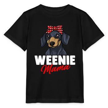 Dachshund Gift Dixie Viennese Doxie Dachshund - Stanley/Stella MINI CREATOR Kids’ T-Shirt - black - Front - Mikhail (115cm)