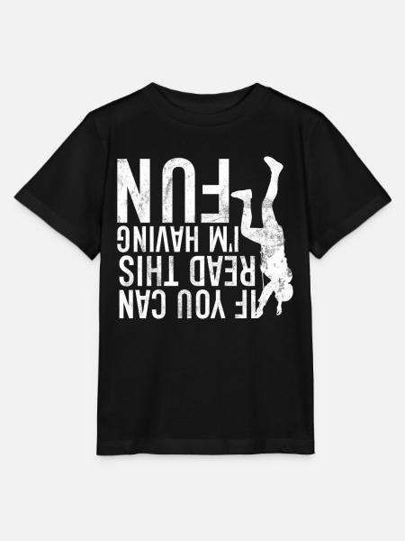 Free Climbing Bergsteiger & Bouldern Freeclimbing - Stanley/Stella Kinder T-Shirt MINI CREATOR - Schwarz