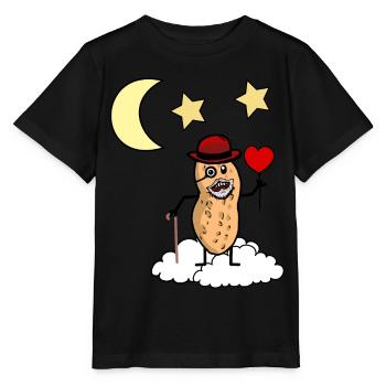 Peanut Grandpa Heaven Jensei's Death Cloud Reincarnation - Stanley/Stella MINI CREATOR Kids’ T-Shirt - black - Front - Mikhail (115cm)