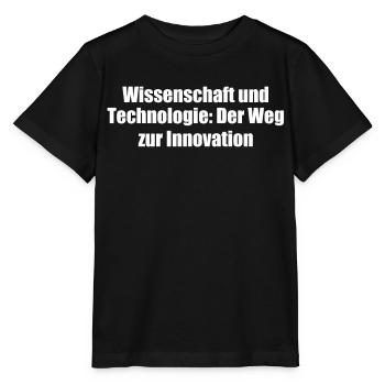 Wissenschaft - Wissenschaft und Technologie: Der - Stanley/Stella Kinder T-Shirt MINI CREATOR  - Schwarz - Vorne - Mikhail (115cm)