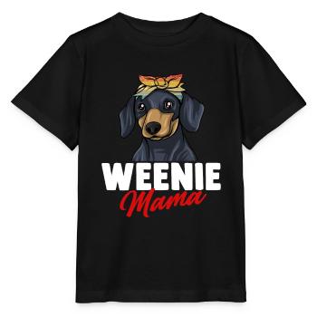 Dachshund Gift Dixie Viennese Doxie Dachshund - Stanley/Stella MINI CREATOR Kids’ T-Shirt - black - Front - Mikhail (115cm)