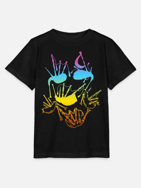 Bagpipes Bagpipe Musician Bagpiper - Stanley/Stella Kinder T-Shirt MINI CREATOR - Schwarz