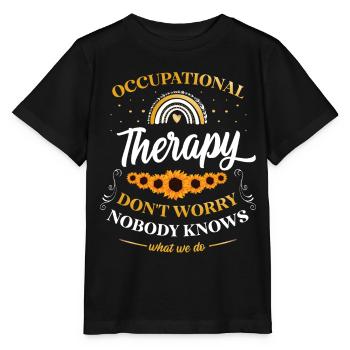 Occupational Therapy Job Occupational Therapist - Stanley/Stella MINI CREATOR Kids’ T-Shirt - black - Front - Mikhail (115cm)