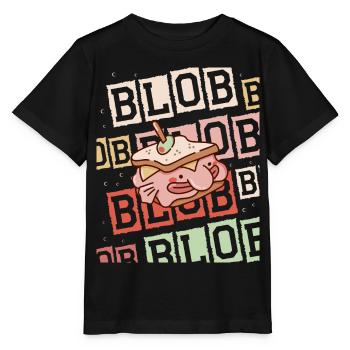 Blobfish-lover-deep-sea-fish-ugly - Stanley/Stella MINI CREATOR Kids’ T-Shirt - black - Front - Mikhail (115cm)