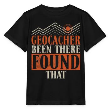 Lustiger Geocaching GPS Spruch Geocacher - Stanley/Stella Kinder T-Shirt MINI CREATOR  - Schwarz - Vorne - Mikhail (115cm)