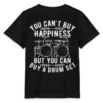 Vous ne pouvez pas acheter le bonheur, mais vous pouvez acheter une batterie - T-shirt bio MINI CREATOR Stanley/Stella Enfant - noir - Devant - Mikhail (115cm)