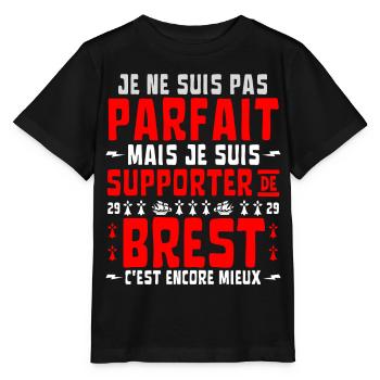 Supporter Brest Ultras Football - T-shirt bio MINI CREATOR Stanley/Stella Enfant - noir - Devant - Mikhail (115cm)