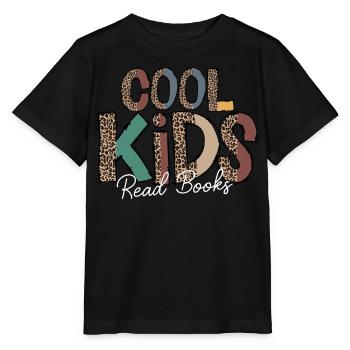 Cool Kids Read Books - Stanley/Stella MINI CREATOR Kids’ T-Shirt - black - Front - Mikhail (115cm)