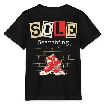 Semelle collectionneuse de chaussures sneakerhead - T-shirt bio MINI CREATOR Stanley/Stella Enfant - noir - Devant - Mikhail (115cm)
