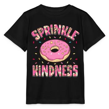 Saupoudrer la convivialité mangeur de beignets - T-shirt bio MINI CREATOR Stanley/Stella Enfant - noir - Devant - Mikhail (115cm)