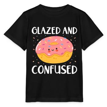 Glasierte Und Verwirrte - Stanley/Stella Kinder T-Shirt MINI CREATOR  - Schwarz - Vorne - Mikhail (115cm)
